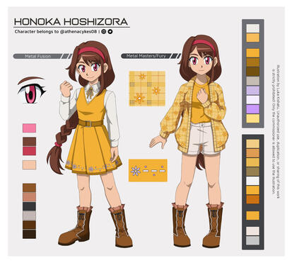 Character Design Commission for @athenacykes08 from IG