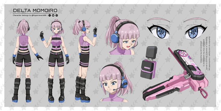 Beyblade X Character Design commission for @hyperreverb68 from X/Twitter
