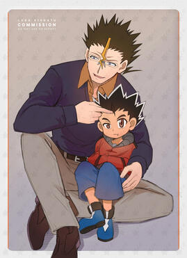 Simple Colored Sketch Commission for @raystriker from Tumblr