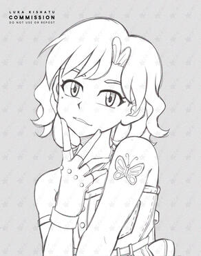 Clean Sketch Commission for @elizea_rander from IG