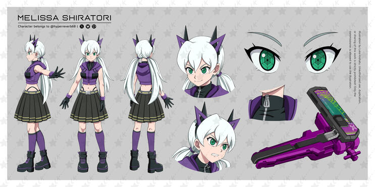 Beyblade X Character Design Commission for @hyperreverb68 from X/Twitter