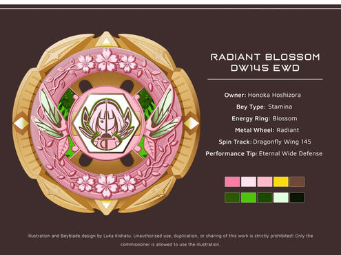 Custom Beyblade Design Commission for @athenacykes08 from IG