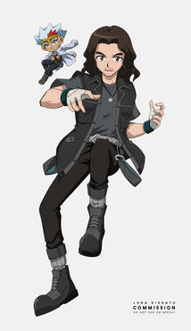 Metal Fight Beyblade Anime Render Commission for @SheLovesPuffy from X/Twitter