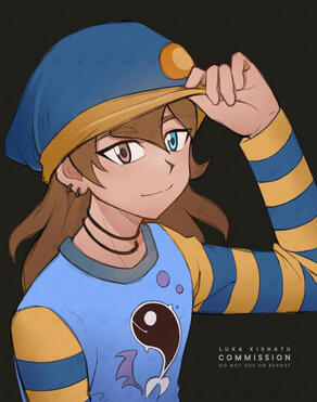 Simple Colored Sketch Commission for @GothiccSweets from X/Twitter