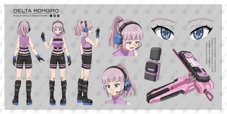 Beyblade X Character Design commission for @hyperreverb68 from X/Twitter