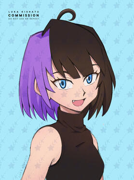 Simple Colored Sketch Commission for @tigerkko from X/Twitter