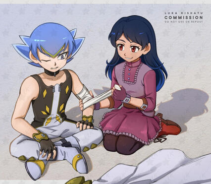 Rendered Illustration Commission for @pandorehart from IG