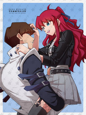 Simple Colored Sketch Commission for @setokaibas from X/Twitter