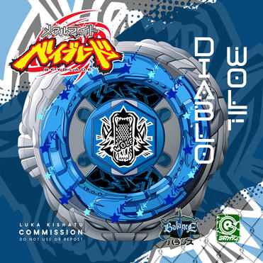 Custom Beyblade Design commission for @lok.and_roll from IG