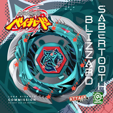 Custom Beyblade Design commission for @metabey0702 from X/Twitter