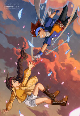 Rendered Illustration Commission for @athenacykes08 from IG