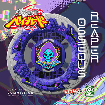 Custom Beyblade Design Commission for @elizea_rander from IG